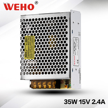 (S-35-15) Factory outlet power supplies 35W 2.4A 15v led switch power supply 2024 - buy cheap