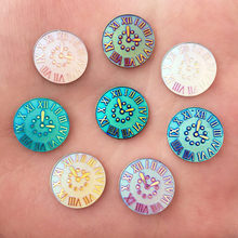 New DIY 25PCS 14mm AB Resin Round Rhinestone Flatback Wedding Decoration Buttons K35 2024 - buy cheap