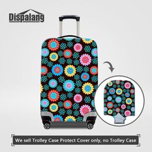 Dispalang 4 Sizes Case For A Suitcase Protective Cover Geometry Flowers Printing Women's Travel Accessories Dust Luggage Covers 2024 - buy cheap