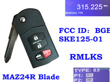 RMLKS Flip 313MHz 315MHz Remote Key Fob For Mazda MX-5 Miata M M6 BGBX1T478SKE125-01 KPU41788 JX331BA5802C 4D63 80Bit Chip 2024 - buy cheap