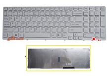 SSEA Новый Ноутбук США клавиатура для SONY VAIO SVE15 SVE-15 белый 2024 - купить недорого