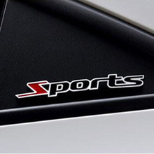 Автомобильный Стайлинг 3D из нержавеющей стали спортивная эмблема значок наклейки для Chevrolet Cruze TRAX Aveo Lova Sail EPICA Captiva Malibu Volt Camaro 2024 - купить недорого
