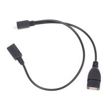 USB Power Y Cable Micro USB Male To USB Female Host OTG Cable for Samsung #69722 2024 - buy cheap