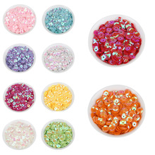1200pcs 6mm AB Color Loose Round PVC Sequins Paillette Crafts For Sewing Decoration Wedding Crafts DIY Clothes Accessories 2024 - buy cheap
