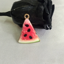 27*20MM 40Pcs Watermelon Style Glazing Pendant KC Gold Alloy Charms Jewelry Pendants 2024 - buy cheap