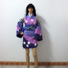 Сказочный хвост Erza алое фиолетовое кимоно Erza Рождественская вечеринка Хэллоуин униформа наряд косплей костюм на заказ любой размер 2024 - купить недорого