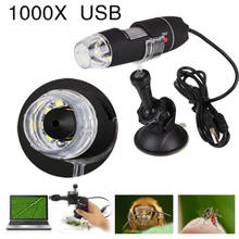 Portable USB Microscope Light Electric Handheld 1000x Camera Microscope Microscopes Suction Tool 8 LED Digital Endoscope 2024 - buy cheap
