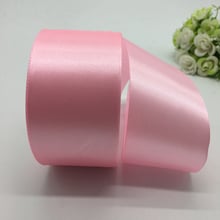 5Yards/lot 50mm Pink Satin Ribbon Bow Craft Decor Wedding Christmas Party Decoration DIY Craft Sewing Supplies 2024 - buy cheap