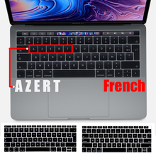 France Keyboard Cover case "AZERT" For Macbook air13pro15 A2159 A1708 A1932 A1990A1534A1466A1932 Laptop Keyboard protective film 2024 - buy cheap