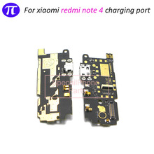 Microphone Board For Xiaomi Redmi Note 4 5.5 Inch Smartphone+For Xiaomi Redmi Note 4 USB Charging Port Module Flex Cable 2024 - buy cheap