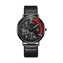 Shengke женские часы из кожи Модные Кварцевые женские наручные часы Bayan Kol Saati Relogio Feminino Reloj Mujer 2024 - купить недорого