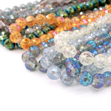 Wholesale 10mm 20Pcs/Lot Crystal Beads Random Mix Color Cut Faceted Round Glass Beads for Jewelry Making Bracelet Accessories 2024 - buy cheap
