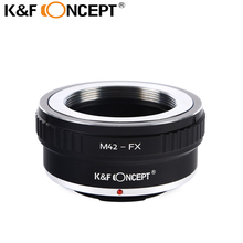 K & F concepto anillo adaptador de lente M42-FX M42 M 42 lente para Fujifilm X Monte Fuji X-Pro1 X-M1 x-E1 X-E2 anillo adaptador envío gratis 2024 - compra barato