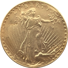 Cópia da moeda de st manden 1925-d $20 2024 - compre barato