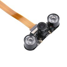 Raspberry Pi Zero Camera Module Focal Adjustable Night Vision Webcam with IR Sensor LED Light for RPI Zero Free shipping 2024 - buy cheap