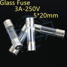 Fuse glass fuses 3A/250V fusibili 5x20 glass fuses fast blow glass fuse Hot sale 2024 - buy cheap