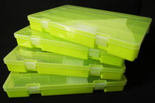 Caixa transparente de plástico para isca de pesca, caixa transparente visível de equipamento de pesca, grande capacidade, caixa de armazenamento para isca de pesca, acessórios a150 2024 - compre barato