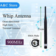 Antena de chicote com conector macho 868mhz, 900mhz, pcb, repetidor de sinal, antena lora de alarme 2024 - compre barato