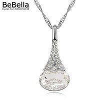 Collar con colgante de cristal BeBella para mujer hecho con cristales austriacos de Swarovski para regalo de mujer 2024 - compra barato