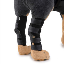 1 Pair Protect Dog Canine Rear Leg Hock Joint Wrap Wounds Support Brace Protector Breathable Injury Recover Legs Dog 2024 - buy cheap