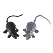 New funny simulated mouse toys Party Plastic Rats Mouse Model Trick Toys Halloween Decor Tricks Pranks Props Toy 2024 - buy cheap