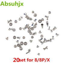 Absuhjx 20set Screw Set for iPhone 8 7 Plus X 8P Full Screw Kit Accessories with 2 Bottom Screw Repair Parts 2024 - buy cheap