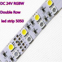DC 24V 5M Double Row RGBW led strip RGB+ White / Warm White Flex Led tape Light waterproof IP21 IP67 5M 120leds/M 600LEDs 2024 - buy cheap