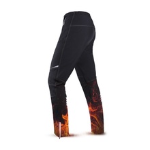 Dos homens de lã térmica inverno calças ciclismo masculino quente longo calças bicicleta mtb à prova vento esportes ciclismo roupas d0259 2024 - compre barato