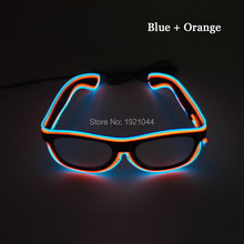 NEW Style 100pcs Flashing EL wire Led Glasses Neon GLowing Glasses Lighting Colorful Glowing Gifts For Party Decoration 2024 - buy cheap