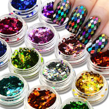 1pcs Mixed Rhombus Nail Sequins Glitter Holographic Laser Flake Paillettes DIY Shiny Spangles For Nails Art Decoration JILS01-16 2024 - buy cheap