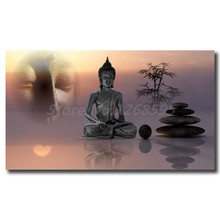 Настенная картина с изображением Будды «доброе утро», Постер и печать на холсте, декоративное изображение для гостиной, домашний декор 2024 - купить недорого