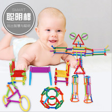 256Pcs/pack Creative Montessori Mathematical Intelligence Stick Block Toy For Children Baby Preschool  Education Toys Gifts 2024 - buy cheap