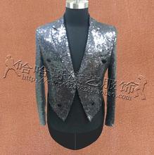 Sequins Clothes Men Tuxedo Suits Designs Masculino Homme Terno Stage Singers Personalized Jacket Mens Blazer Dance Star Style 2024 - buy cheap