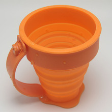 200 мл переносная силиконовая Выдвижная складная чашка креативный складной, сворачивающийся чайный стаканчик 2024 - купить недорого