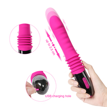 Automatic Telescopic Dildo Vibrator Vagina G Spot Massager Sex Toys for Adults Women Female Masturbator 10 Speeds Waterproof 2024 - buy cheap