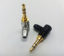 Adaptador de Audio con conector de soldadura, conector macho en ángulo estéreo de 1/8 "y 3,5mm de cobre, bricolaje, 2 uds. 2024 - compra barato