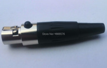 wholesale 50 pcs/lot 3 pin Female Mini XLR Audio Microphone connector TA3M-3.7 2024 - buy cheap