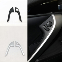ABS для Mitsubishi Eclipse Cross 2017 2018 аксессуары для автомобильных передних дверей кнопочный переключатель рамка панель Крышка отделка Стайлинг автомобиля 2024 - купить недорого