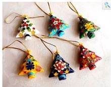 BRAND NEW10PC cute CHINESE STYLE HANDMADE Cloisonne Christmas tree Ornament 2024 - buy cheap