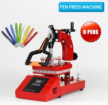 New Style 6 in 1 Pen Heat Press Machine Ball Pen Transfer Printing Machine DIY Transfer Printing logo Printing 6 PCS One Time 2024 - buy cheap