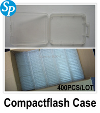 hot CF memory card cases box enclosure , slim card  holder plastic case Protector for CF 128GB 400pcs/lot dropshipping shipping 2024 - buy cheap