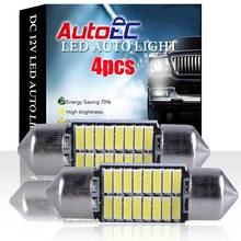 AutoEC 31mm 36mm 39mm 41mm 16 SMD Car Interior Festoon Dome LED Light Bulbs, Reading, Map Light, 4-Pack (Ship from US) 2024 - buy cheap