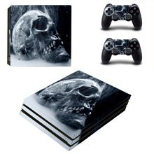 New Skull Ghost Decal PS4 Pro Skin Sticker For Sony PlayStation 4 Console and Controllers PS4 Pro Skins Stickers Vinyl 2024 - buy cheap