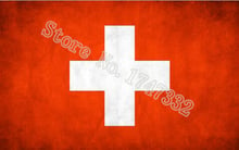 Bandera antigua de Suiza do the old, cartel Retro de 3x5 pies, 150x90cm, con agujeros de metal y latón 2024 - compra barato