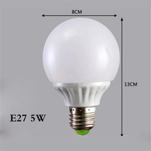 LED Bulbs E27 Globe Bulbs Lights 3W 5W 7W G60 G80 Warm/Cool White Super Bright Lampada LED Lamp 220V For Home Spotlight 2024 - buy cheap