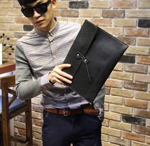 PU leather clutch men messenger envelope clutch bag men male business portfolio bag men envelope bags handbags day clutches 2024 - buy cheap