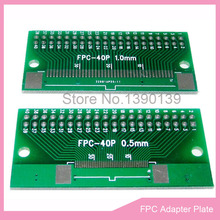 5pcs/lot 40P FFC FPC Adapter Plate 0.5MM / 1.0MM Pitch to 2.45 mm 40Pin Flat Cable Socket Connector for PCB Board TFT LCD 2024 - buy cheap