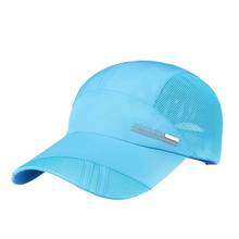 Быстросохнущая летняя Солнцезащитная шляпа, кепка, шапка, Повседневная сетчатая бейсболка с надписью для мужчин и женщин 2024 - купить недорого