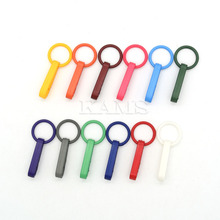 12pcs  Colorful Gloves Hook Plastic Buckles Snap Hook With O-Ring Used For Shower Curtains 2024 - buy cheap