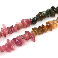 5-8mm Multi Colored Natural Tourmaline Gravel Beads Precious Stones Crushed Crystal For Fashion Charms Bracelet Jewelry DIY 2024 - buy cheap